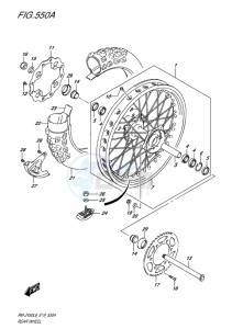 RM-Z450 EU drawing REAR WHEEL