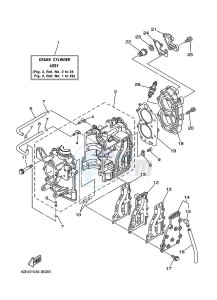 15FMHS drawing CYLINDER--CRANKCASE