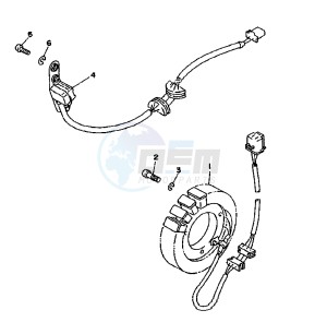 XV DX VIRAGO 535 drawing GENERATOR