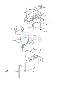 DF 4 drawing Drive Shaft Housing