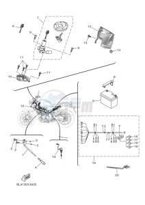 XSR125 LEGACY MTM125-C (BLA1) drawing ELECTRICAL 1