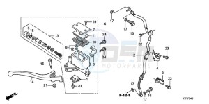 SH1259 UK - (E) drawing FR. BRAKE MASTER CYLINDER (SH1259/1509)