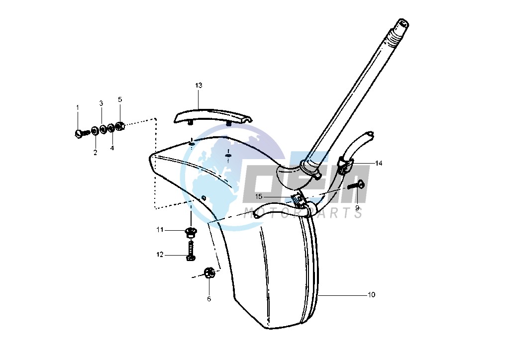 Front mudguard