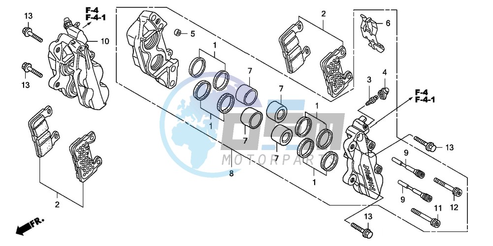 FRONT BRAKE CALIPER