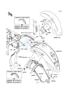 VN900 CLASSIC VN900BEF GB XX (EU ME A(FRICA) drawing Fenders