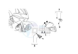 Runner SP 50 drawing Head lamp