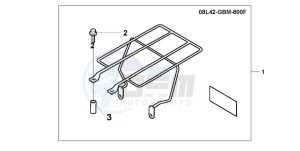 SFX50 drawing REAR CARRIER(SFX)