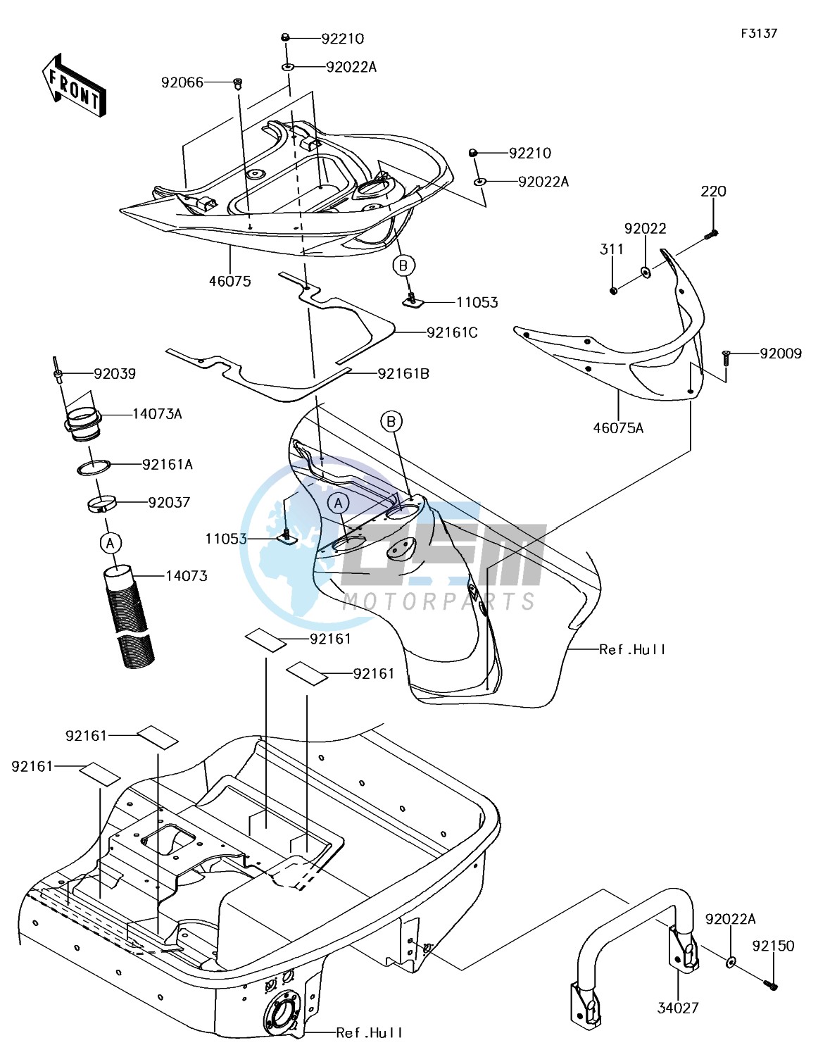 Hull Rear Fittings