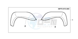 FES250 FORESIGHT drawing KNUCKLE VISOR