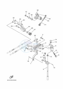 F50HEDL drawing THROTTLE-CONTROL