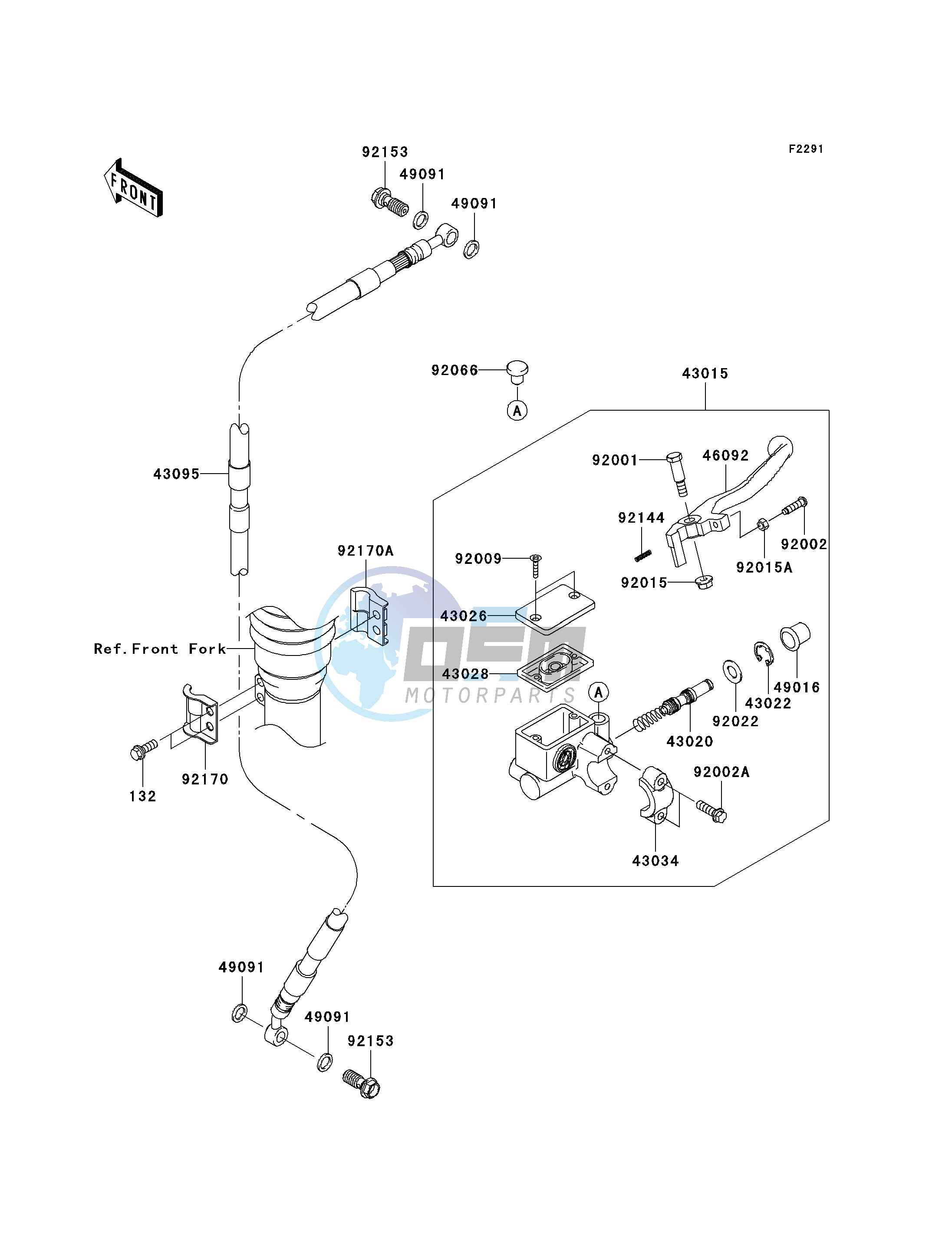 FRONT MASTER CYLINDER