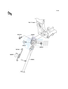 NINJA ZX-10R ZX1000-C2H FR GB XX (EU ME A(FRICA) drawing Stand(s)