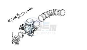 BOULEVARD - 50 CC 4T EU2 25 KM/H drawing CARBURETOR ASSY