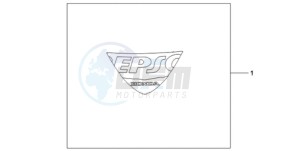 CBR1000RA9 ED / ABS REP drawing EPSO STICKER FIREBLADE WS