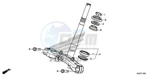 SH300AG TRX250T Europe Direct - (ED) drawing STEERING STEM