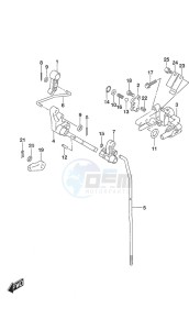 DF 30A drawing Clutch Rod Remote Control