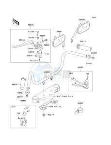 EN 500 C [VULCAN 500 LTD] (C6F-C9F) C8F drawing HANDLEBAR