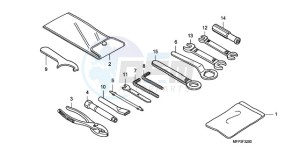 CB1300SA9 Europe Direct - (ED / ABS BCT MME TWO) drawing TOOLS