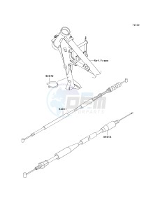 KX 65 A [KX65 MONSTER ENERGY] (A6F - A9FA) A6F drawing CABLES