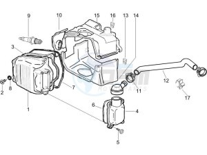 Fly 150 4t drawing Cylinder head cover