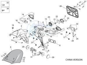 Tuono V4 1100 RR (EMEA, APAC) (AU, EU, HK, IS, JP, NZ, RC, S, T, VN) drawing Rear body IIII