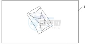 CB600FA9 Spain - (SP / ABS) drawing TANK PAD HONDA WING LOGO