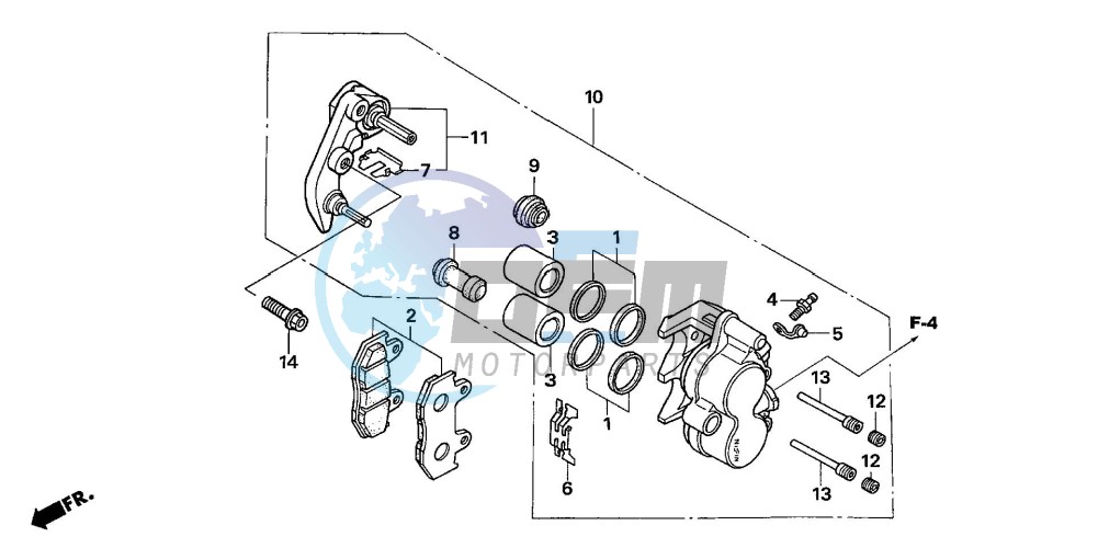 FRONT BRAKE CALIPER