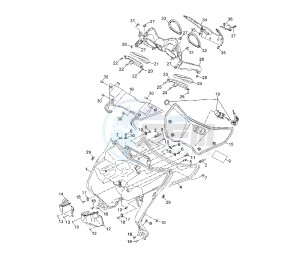 YP R X-MAX ABS 125 drawing FRONT BODY