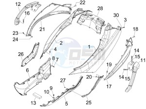 MP3 300 ie mic drawing Side cover - Spoiler