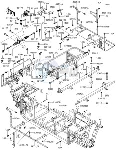 MULE PRO-DX KAF1000EHF EU drawing Frame