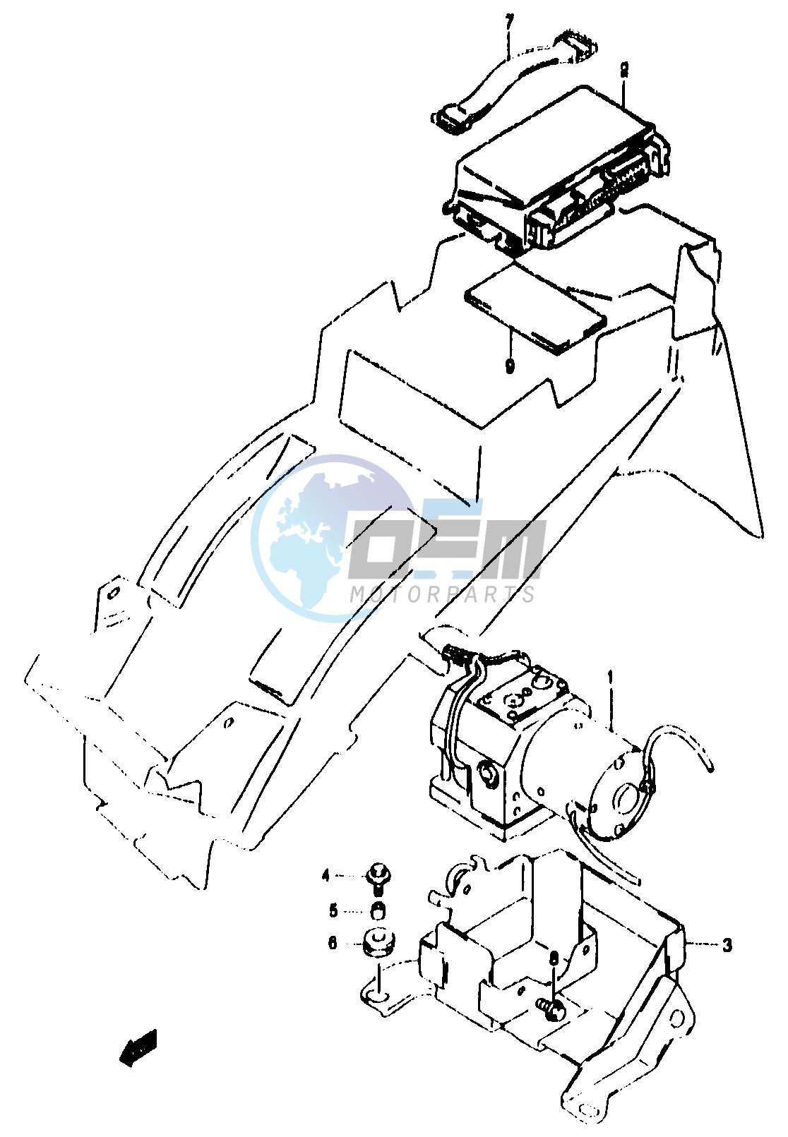 HYDRAULIC UNIT (GSF1200SAV SAW SAX SAY)