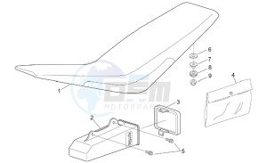 MX 50 2004 drawing Saddle