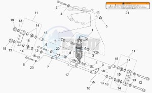 MGS-01 1200 Corsa Corsa drawing Connecting rod - rear shock abs.