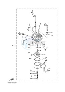 EF4000FW 251 (7C43) drawing CARBURETOR