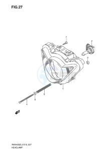 RMX450 drawing HEADLAMP