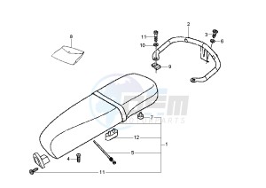 LX 4T 50 drawing Seat