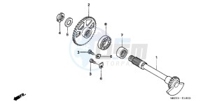 CRF450XB drawing BALANCER