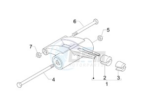 NRG 50 power DT serie speciale (D) Germany drawing Swinging arm