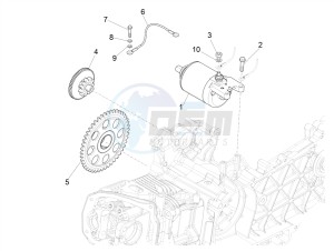 LIBERTY 125 4T E4 POSTE (EMEA) drawing Stater - Electric starter