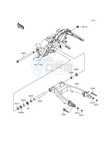 VULCAN_1700_VOYAGER_ABS VN1700BGF GB XX (EU ME A(FRICA) drawing Swingarm