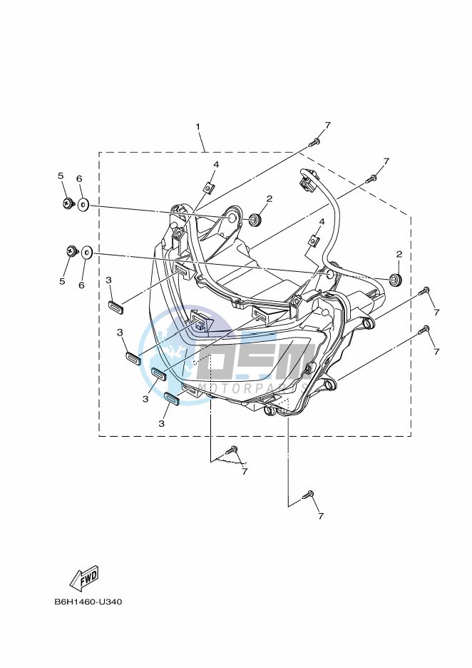 M. CYLINDER FOR DISK BRAKE