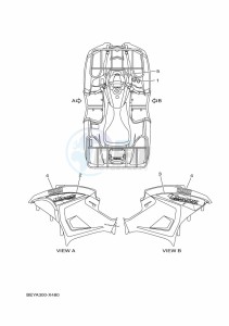 YFM450FWBD KODIAK 450 EPS (BEYA) drawing GRAPHICS