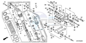 CRF450X9 Europe Direct - (ED) drawing REAR CUSHION