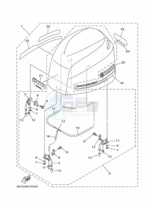 F200BETX drawing FAIRING-UPPER