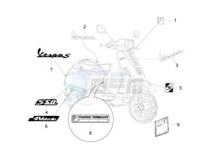 S 50 4T 4V College drawing Plates - Emblems