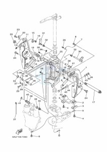 FL250HETX drawing FRONT-FAIRING-BRACKET