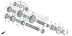 C50SW drawing TRANSMISSION