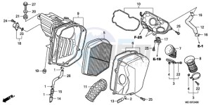 NSA700A9 France - (F / CMF MME) drawing AIR CLEANER