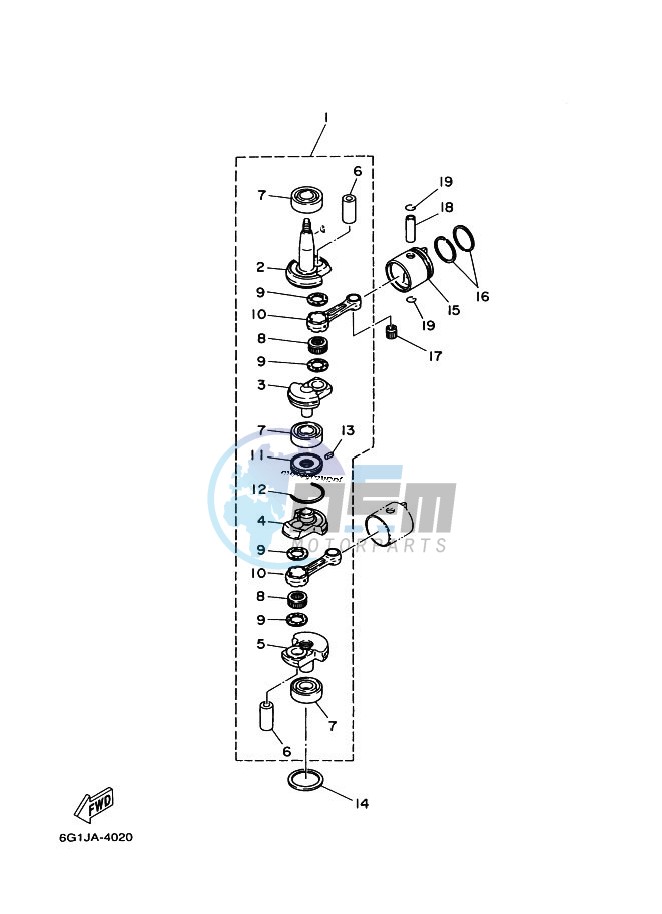 CRANKSHAFT--PISTON