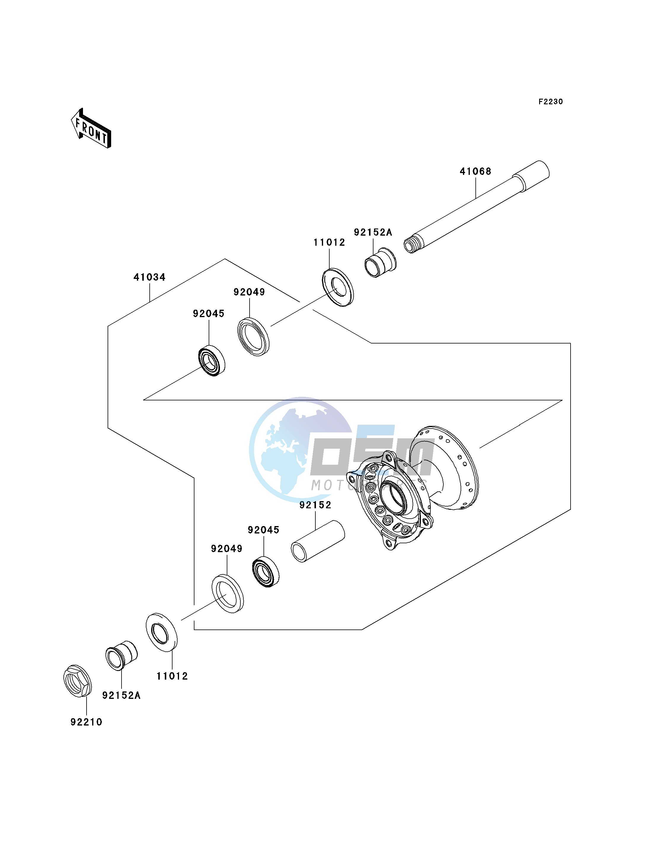 FRONT HUB